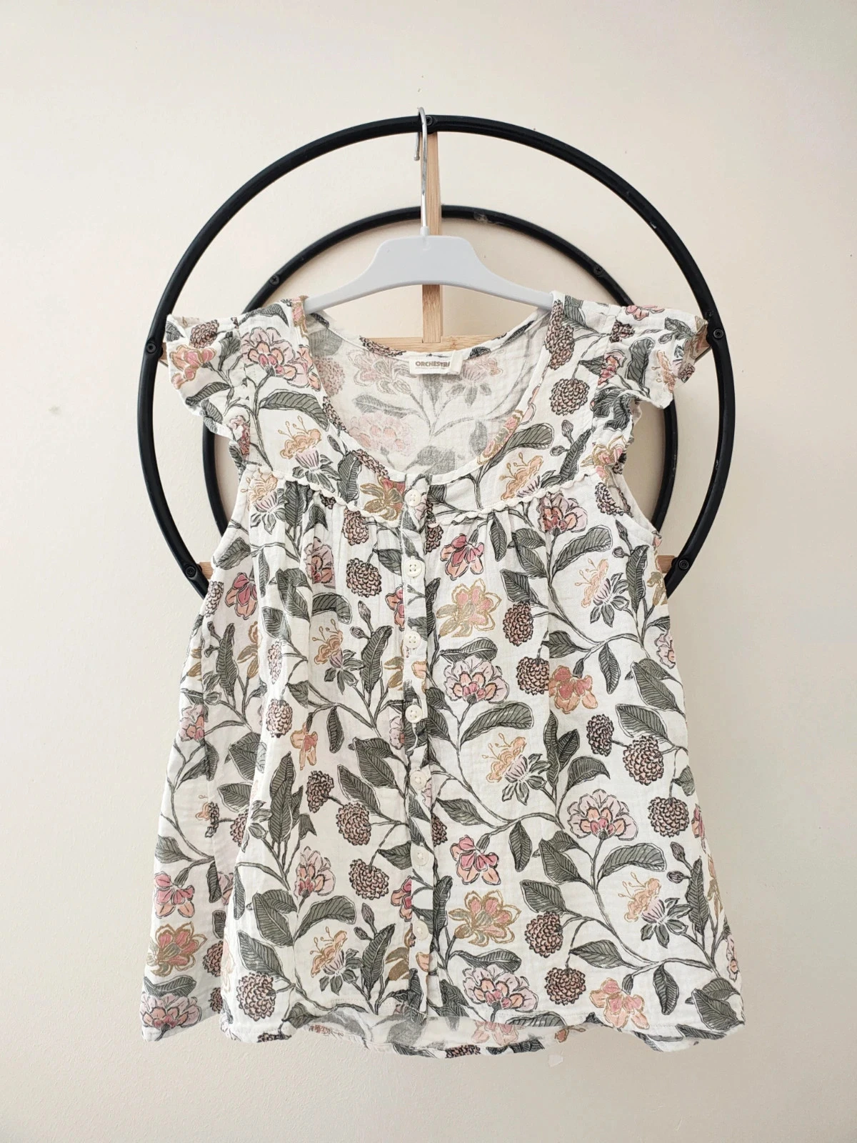 8 ans blouse été orchestra